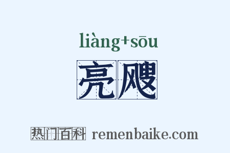 亮飕是什么意思的图片